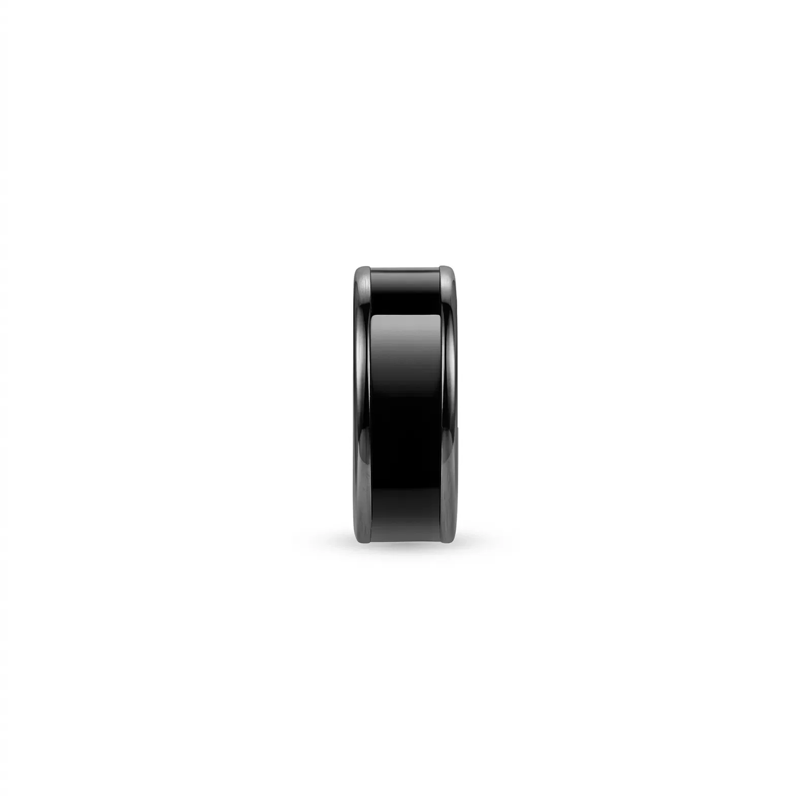 Pingente Square em Prata 925 com Ródio Negro e Esmalte, 8mm