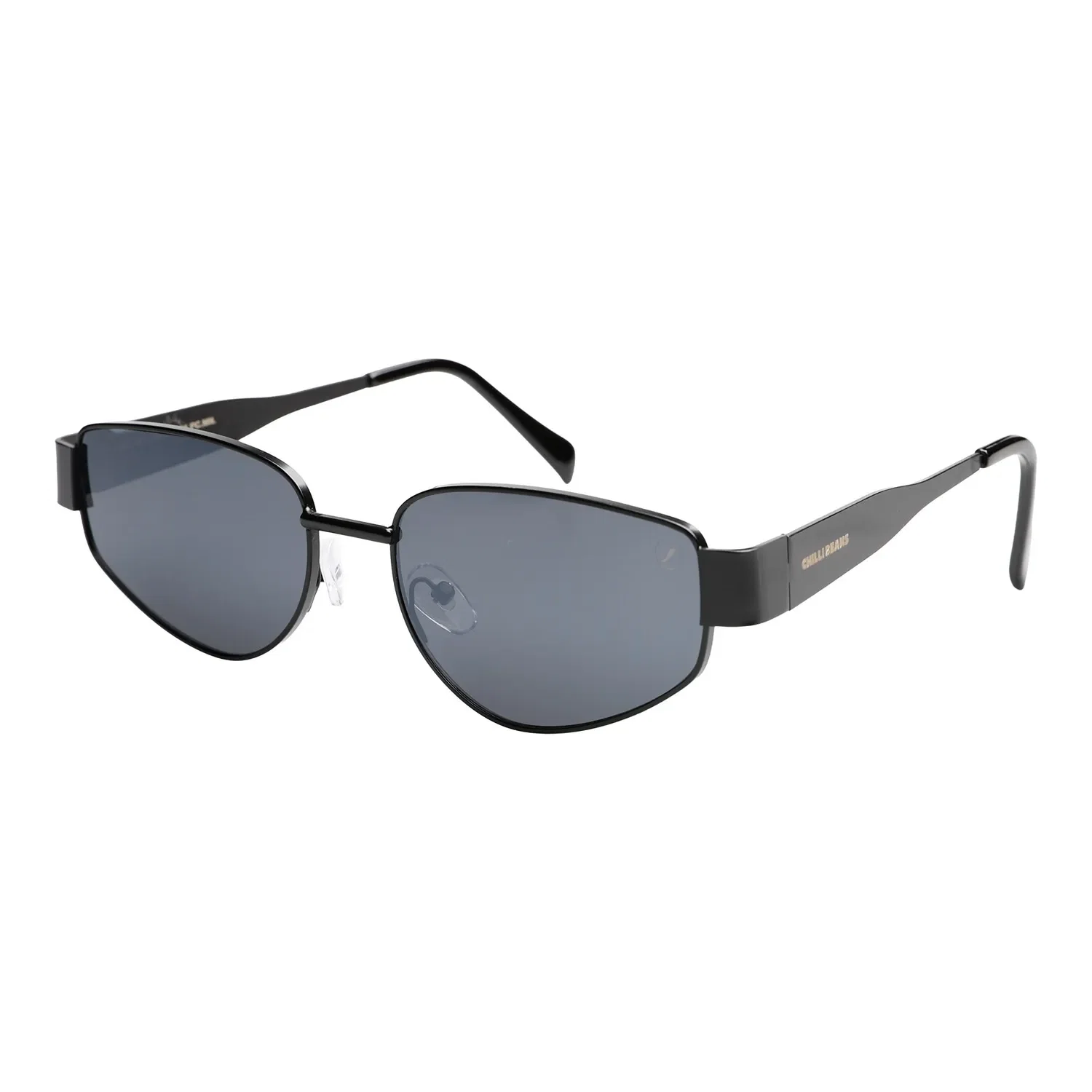 Óculos de Sol Feminino Chilli Beans Redondo Fume Preto — imagem 1