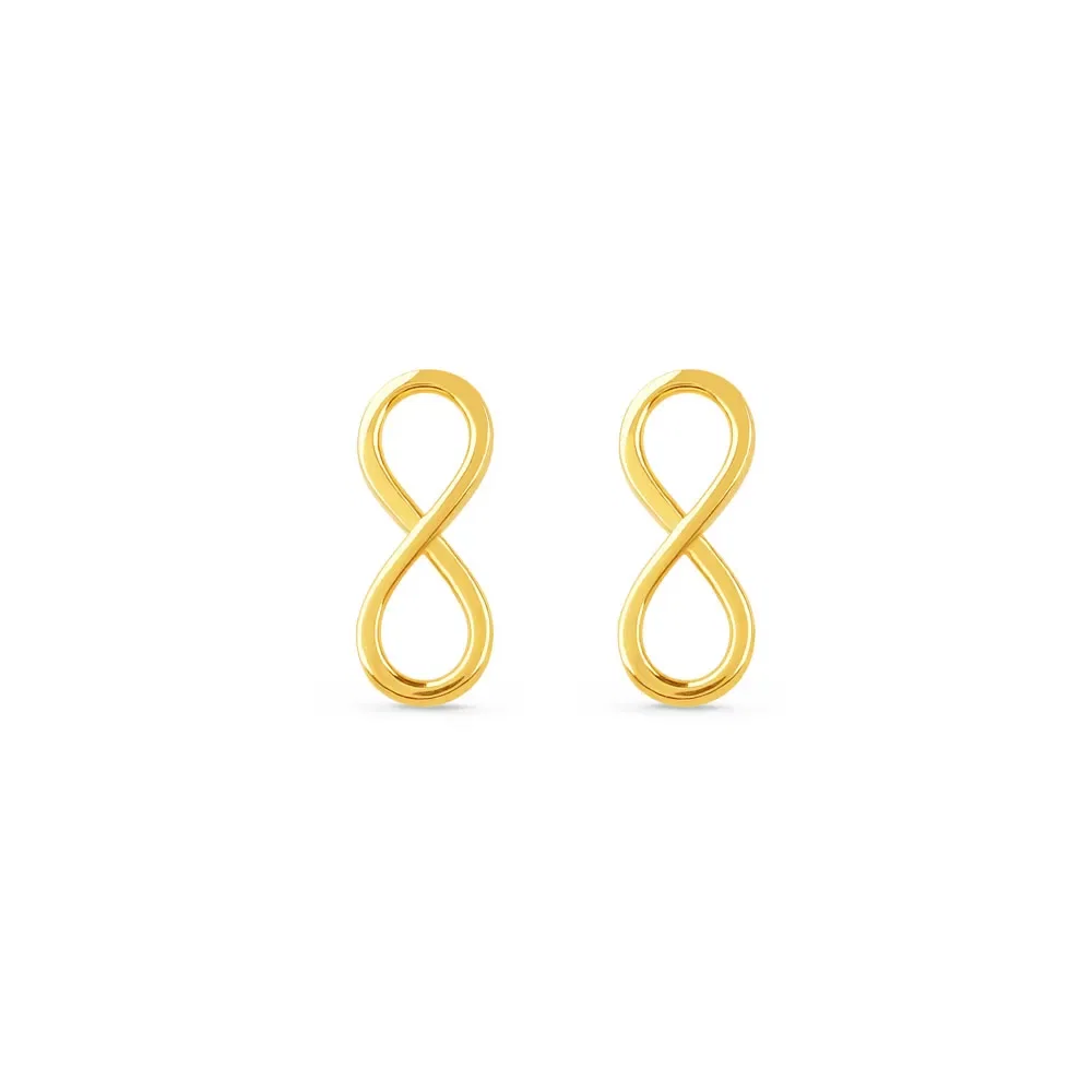 Brinco Teen Infinito em Ouro Amarelo 18k