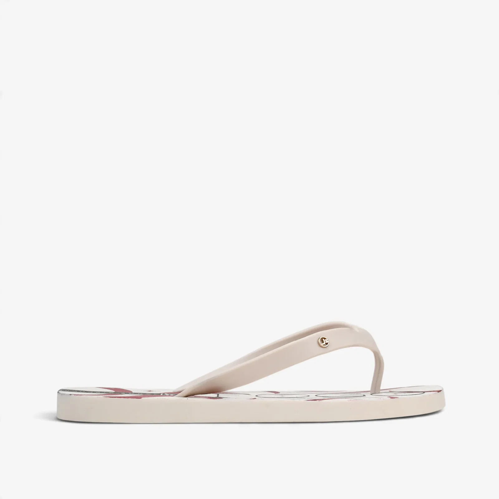 Chinelo Flat Off White Elemento Fogo — imagem 1