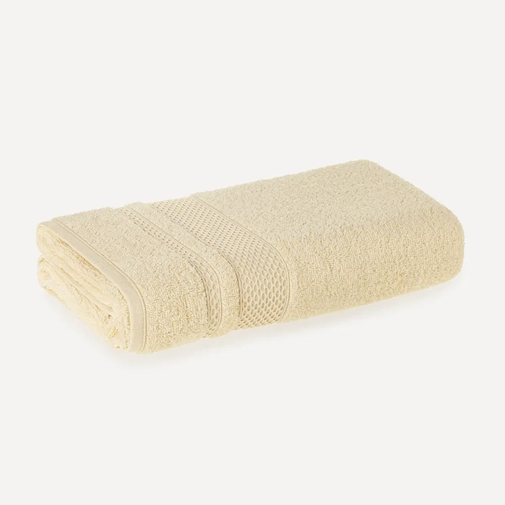 Toalha Fio Penteado 100% Algodão Yves Vanilla