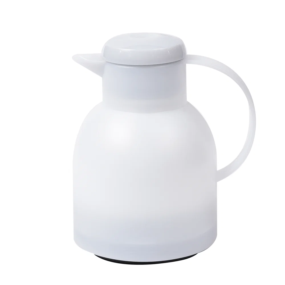 Garrafa Térmica de 1 Litro Quick Press Samba Emsa Branca