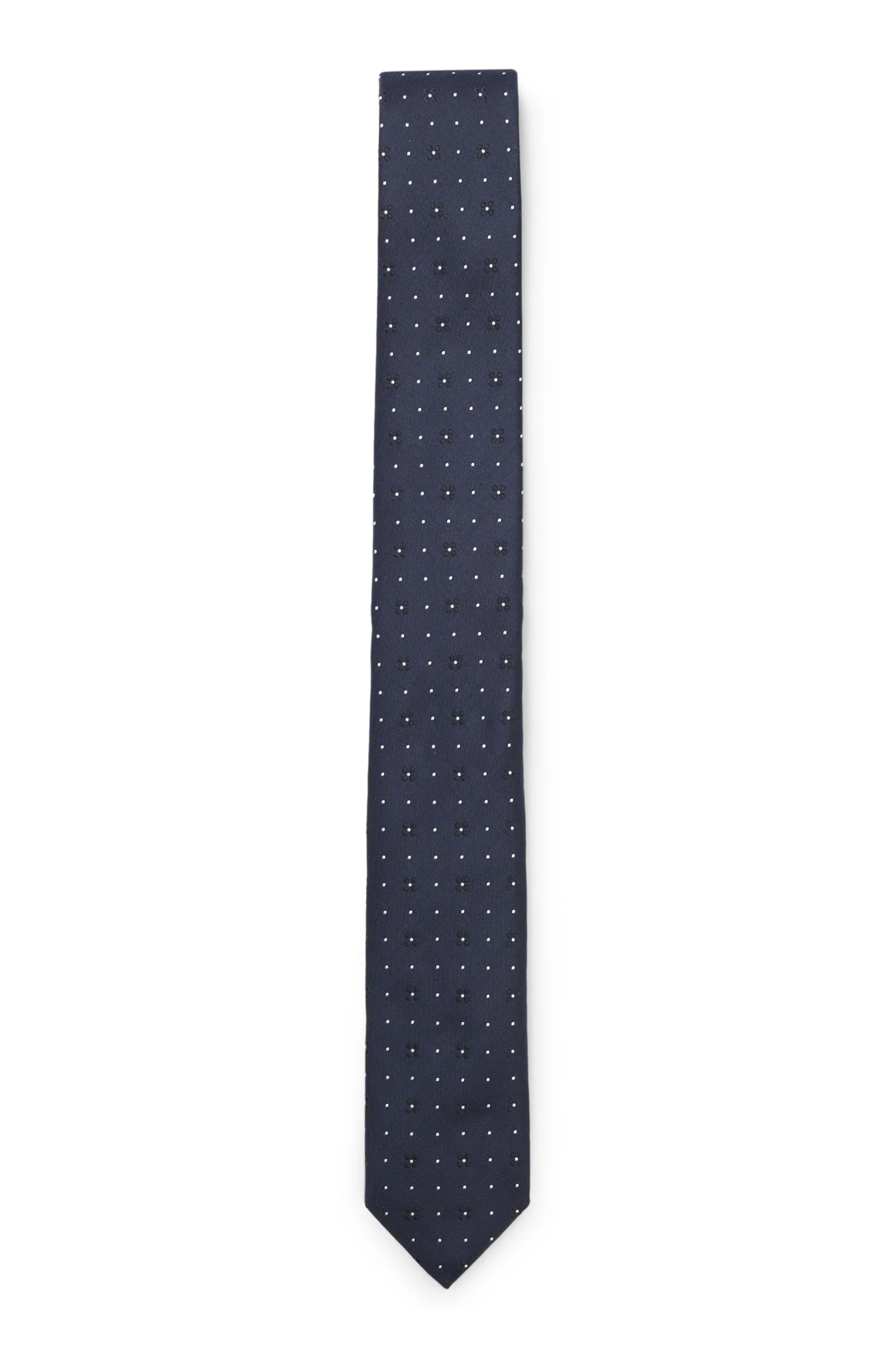 Gravata De Mistura De Seda Com Padrão Jacquard — imagem 1