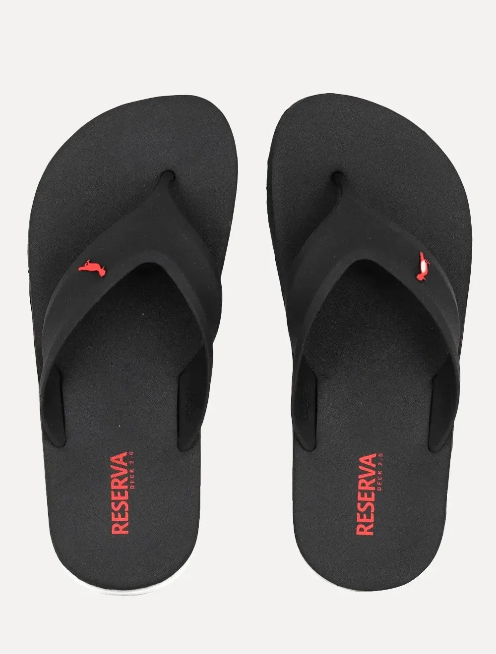Chinelo Reserva Masculino RSV Deck Rubber Cáqui / Preto