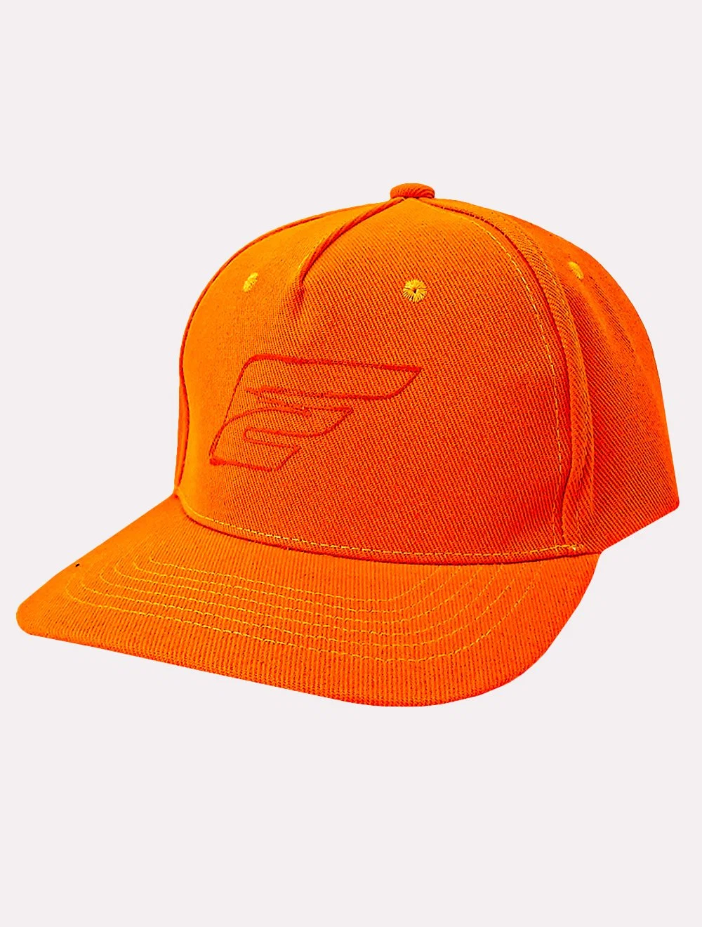 Boné Ellus Masculino Fluor E-Asa Label Laranja Neon
