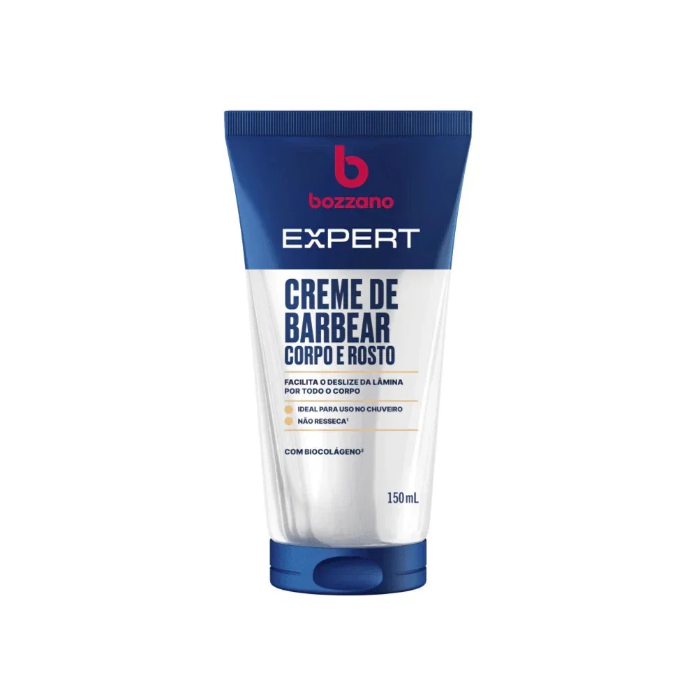 Creme de Barbear Corpo e Rosto Bozzano Expert 150ml