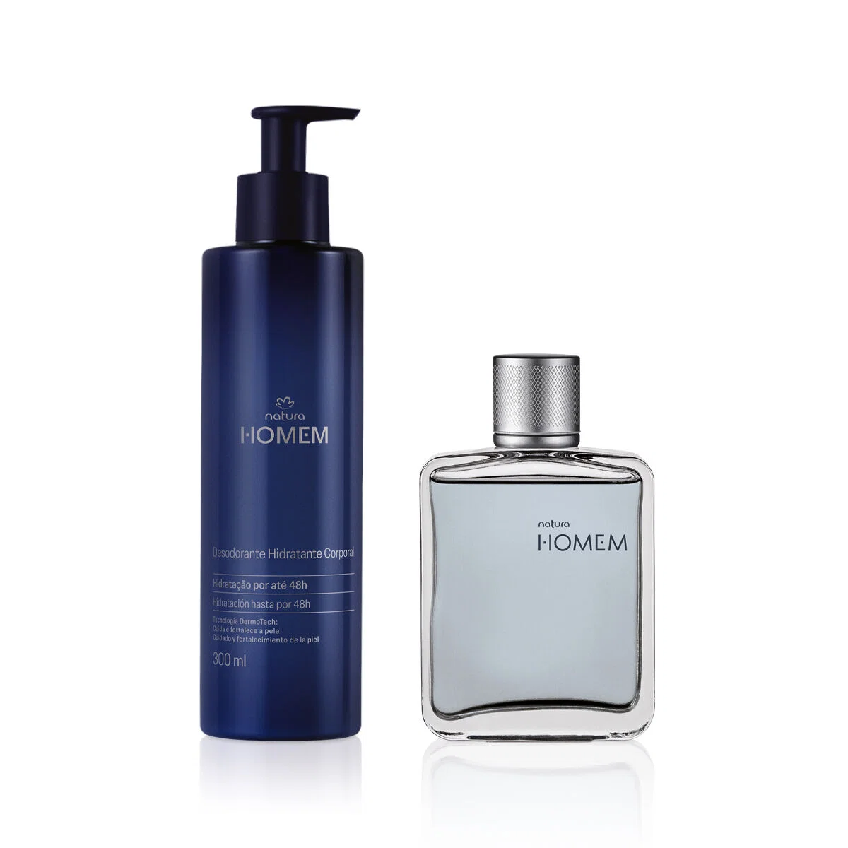 Kit Desodorante Colônia e Desodorante Hidratante Corporal Natura Homem (2 produtos)