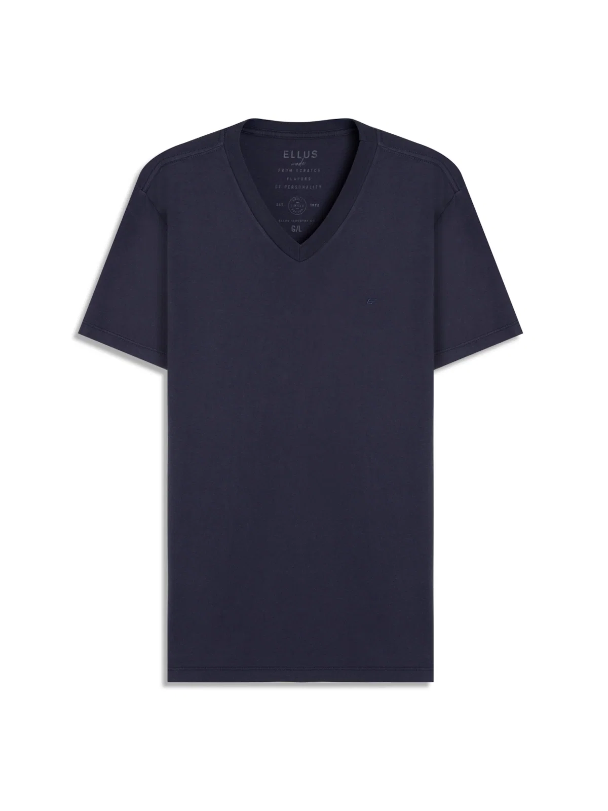 T-Shirt Cotton Fine Easa Classic Dark Navy — imagem 1