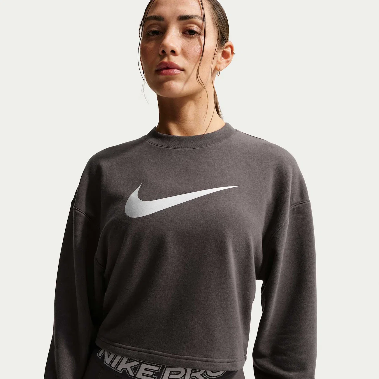 Blusão Cropped Nike Pro Fleece Feminino