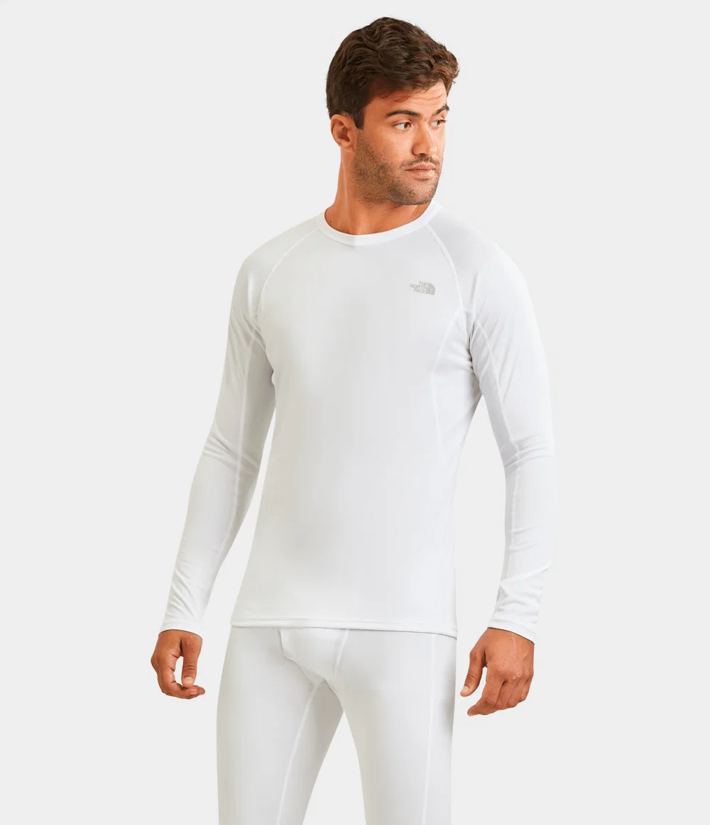 Camiseta Segunda Pele Masculina Light Crew TNF White
