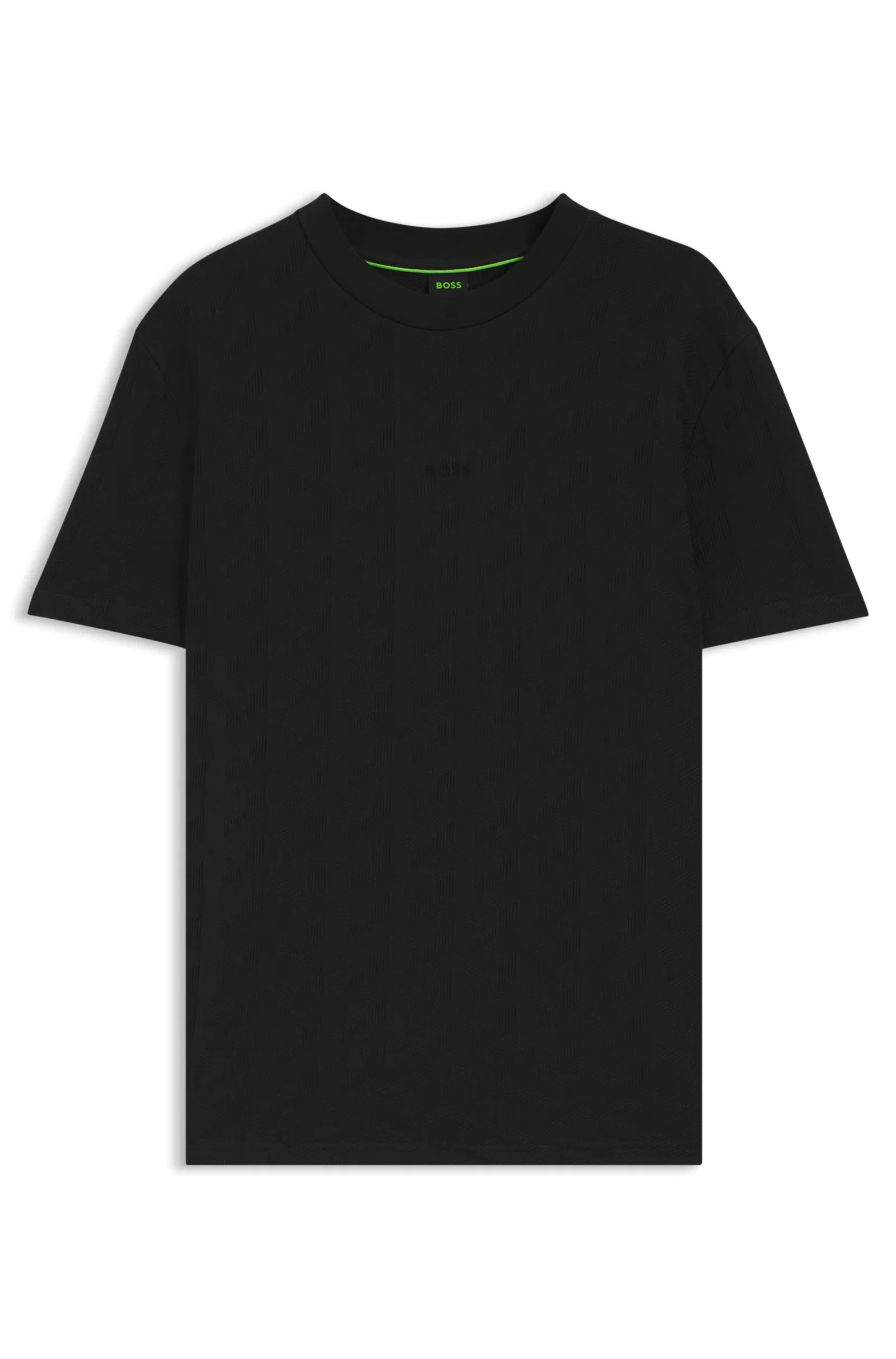 Camiseta De Algodão Com Padrão Jacquard — imagem 1