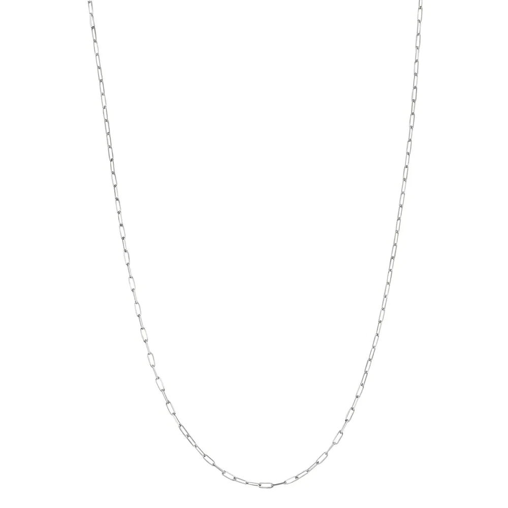 Corrente Life Cadeado Prata 60 cm — imagem 1
