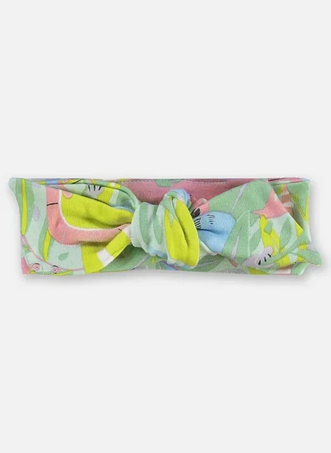 Faixa de Cabelo em Suedine Essentials para Bebê Menina (Verde) Up Baby