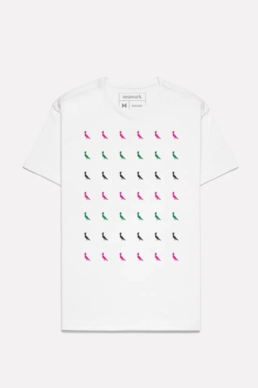 Camiseta Estampada Verde Rosa Mangueira — imagem 1
