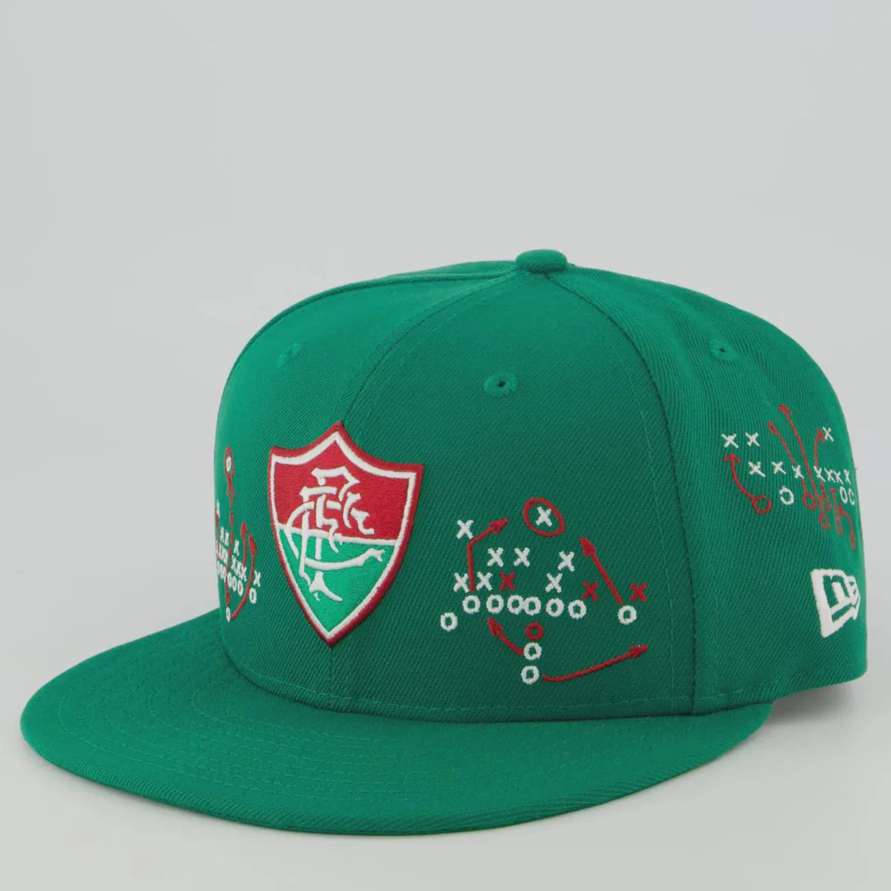 Boné Unissex New Era Fluminense 5950 NFL Brasil Game 2026 Aba Reta