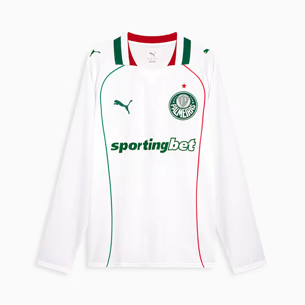 Camisa Manga Longa Palmeiras Away 2026 Torcedor