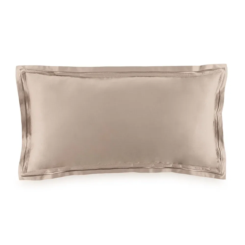 Almofada 400 Fios Cetim 30cm x 60cm Bravelli Nocciola / Legno