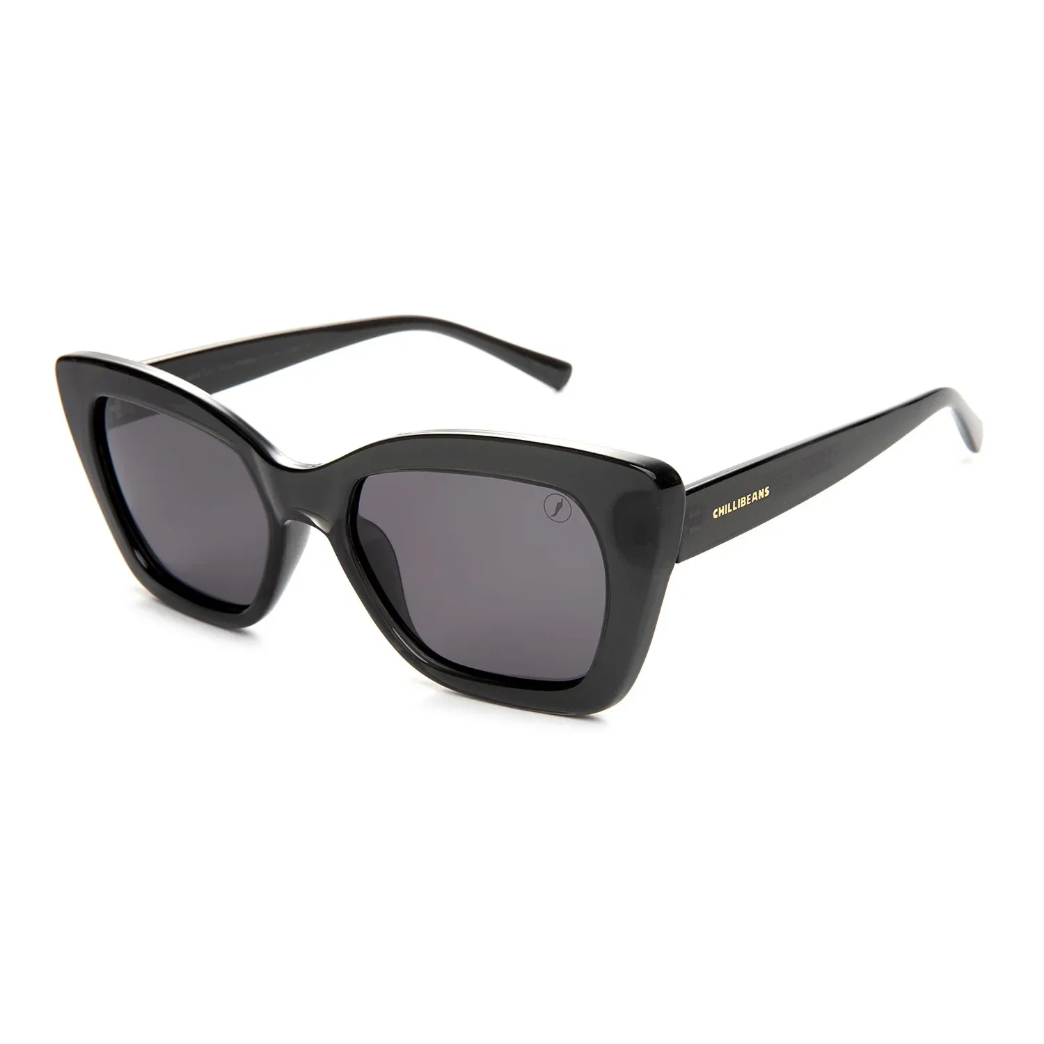 Óculos de Sol Feminino Eco Gatinho Preto — imagem 1