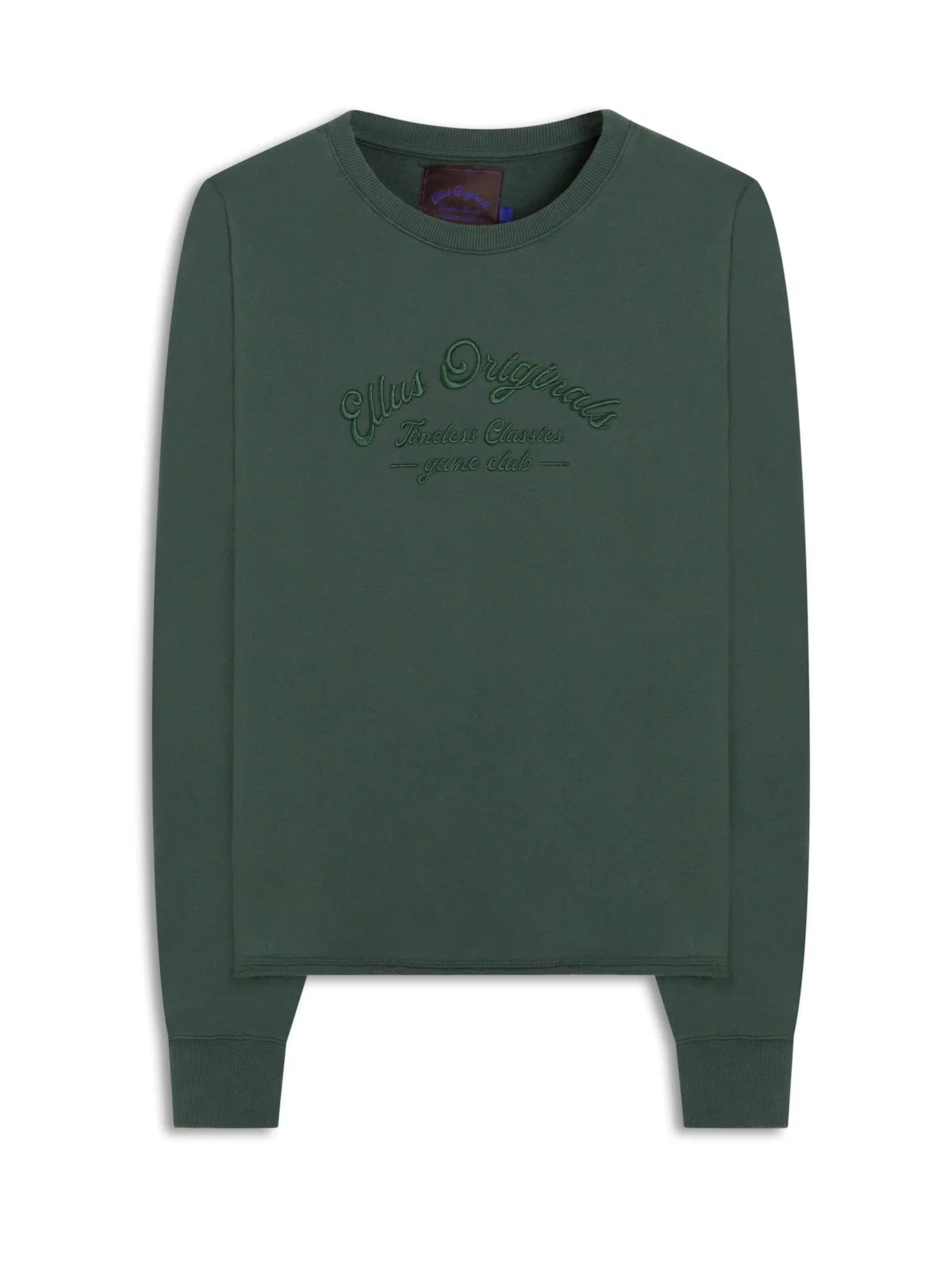 Moletom Ellus Originals Embroidery Verde Escuro — imagem 1