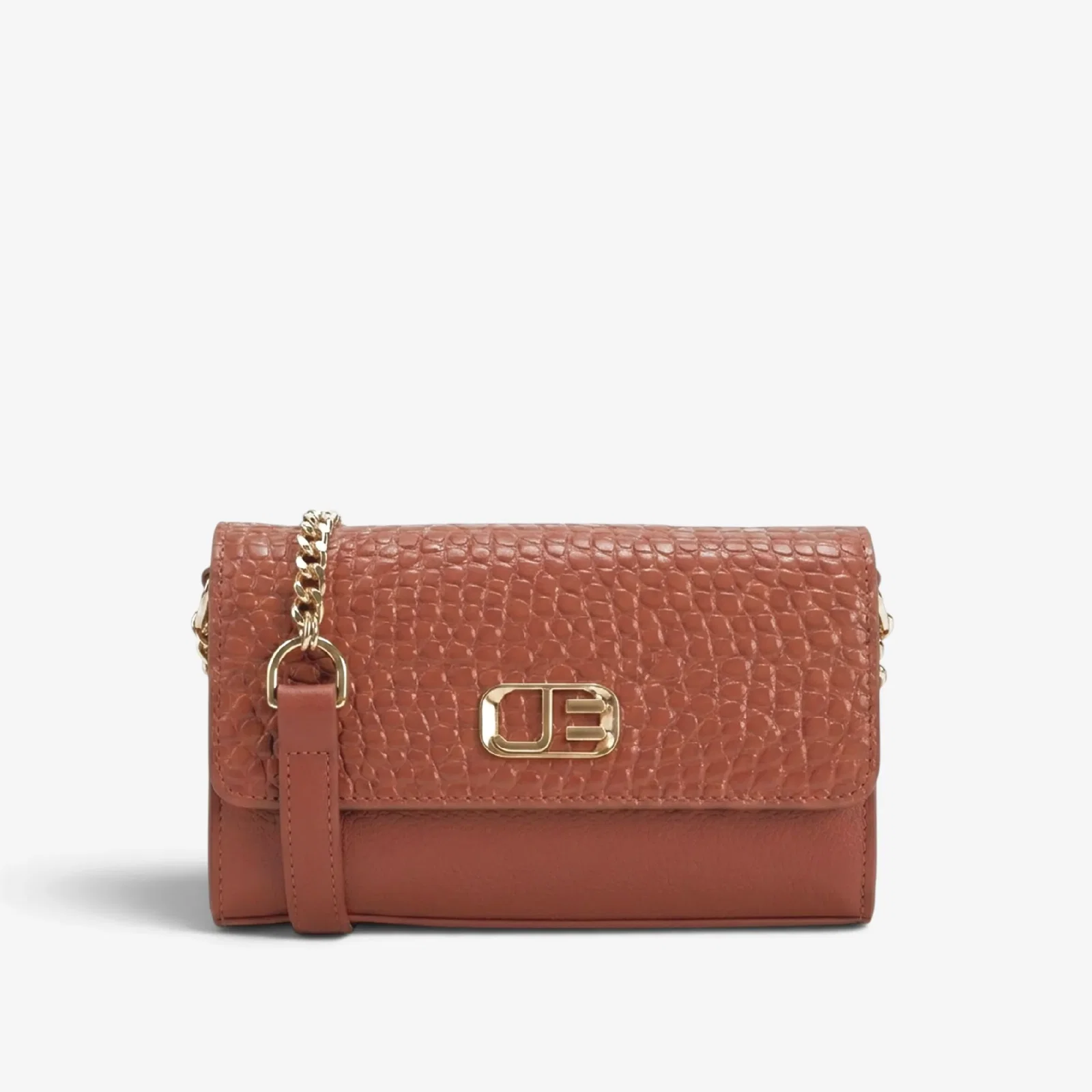 Bolsa Transversal Rosa Sertão Couro