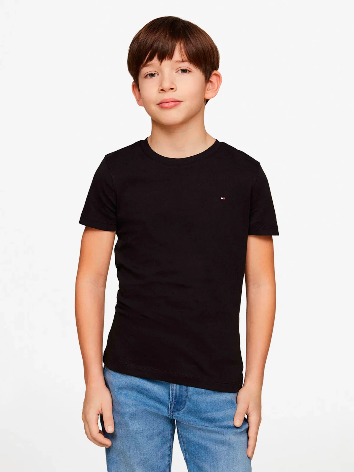 Camiseta Sólida Infantil Tommy Hilfiger — imagem 1