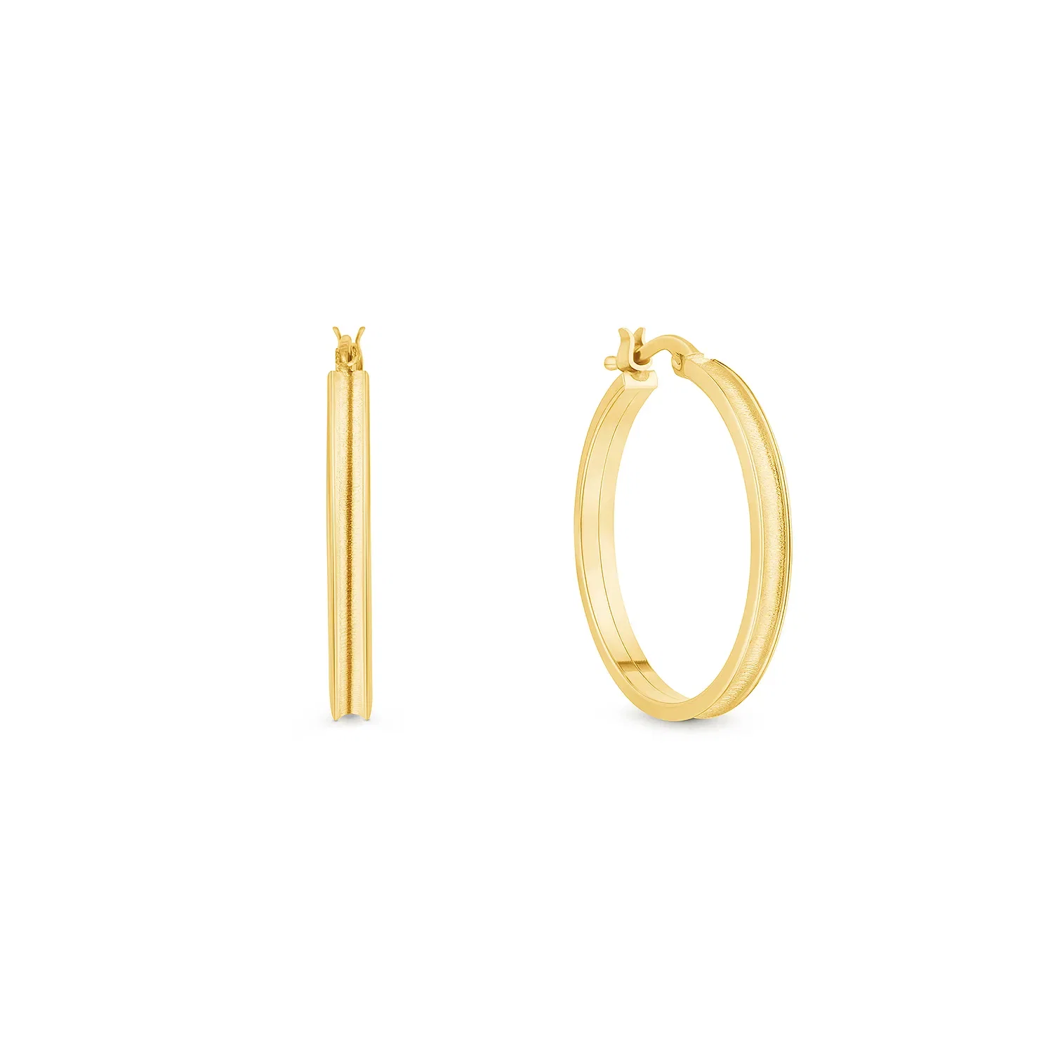 Argola em Ouro Amarelo 18k, 22mm — imagem 1