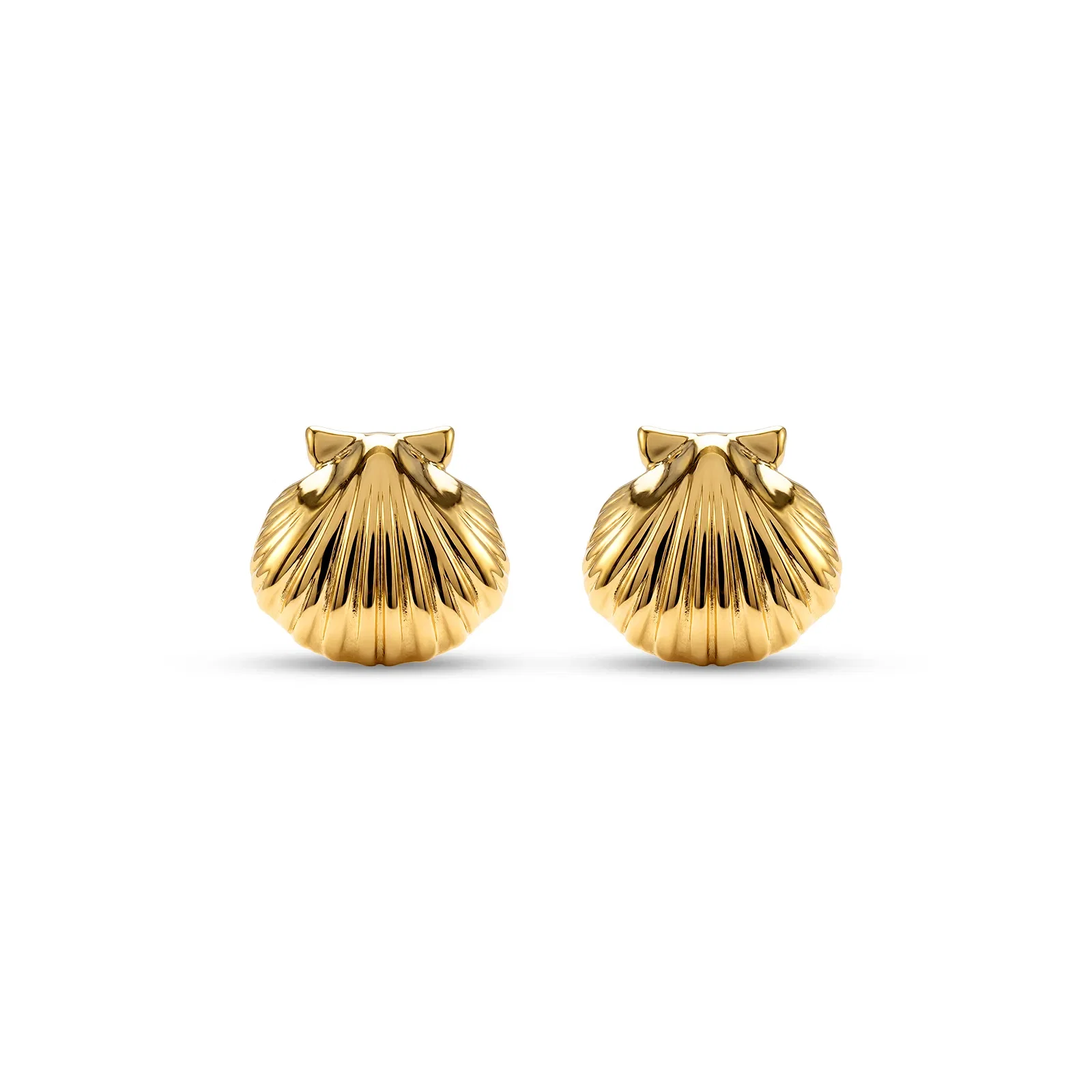 Brinco Life Summer Concha em Prata 925 com Banho de Ouro Amarelo 18k — imagem 1