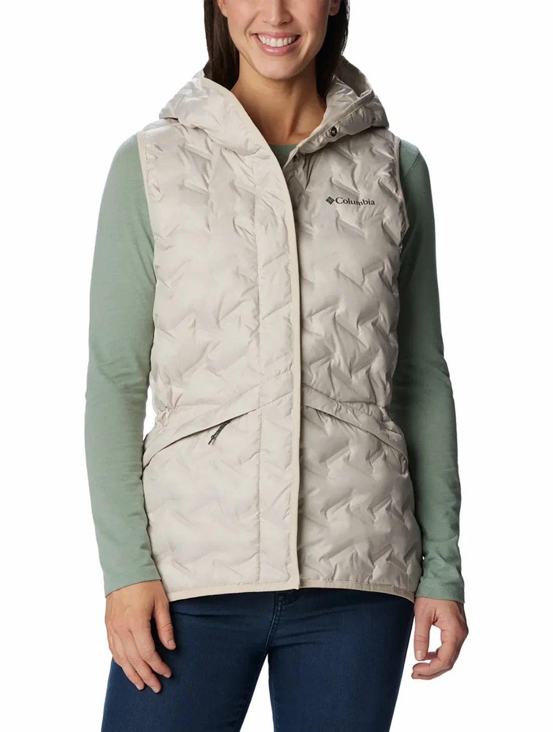 Colete Down Columbia Feminino Delta Ridge™ Ii Down Hooded