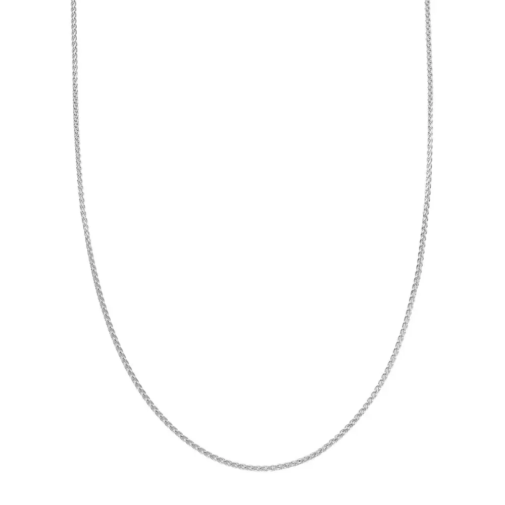 Corrente Life Espiga em Prata 925, 40cm — imagem 1