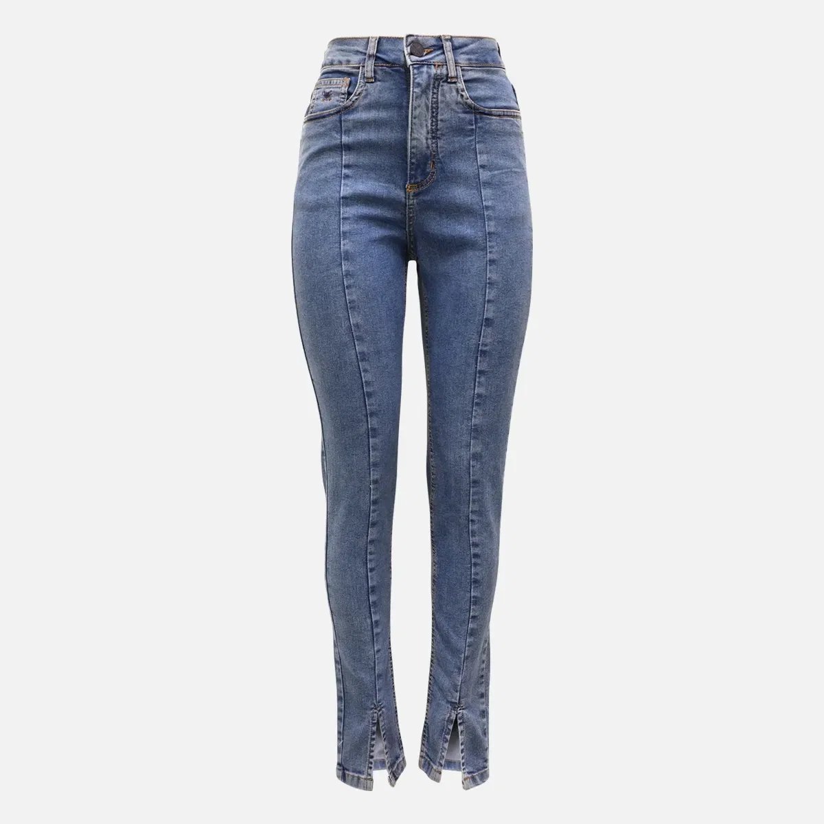 Calça Jeans Feminina Skinny Media C Fend