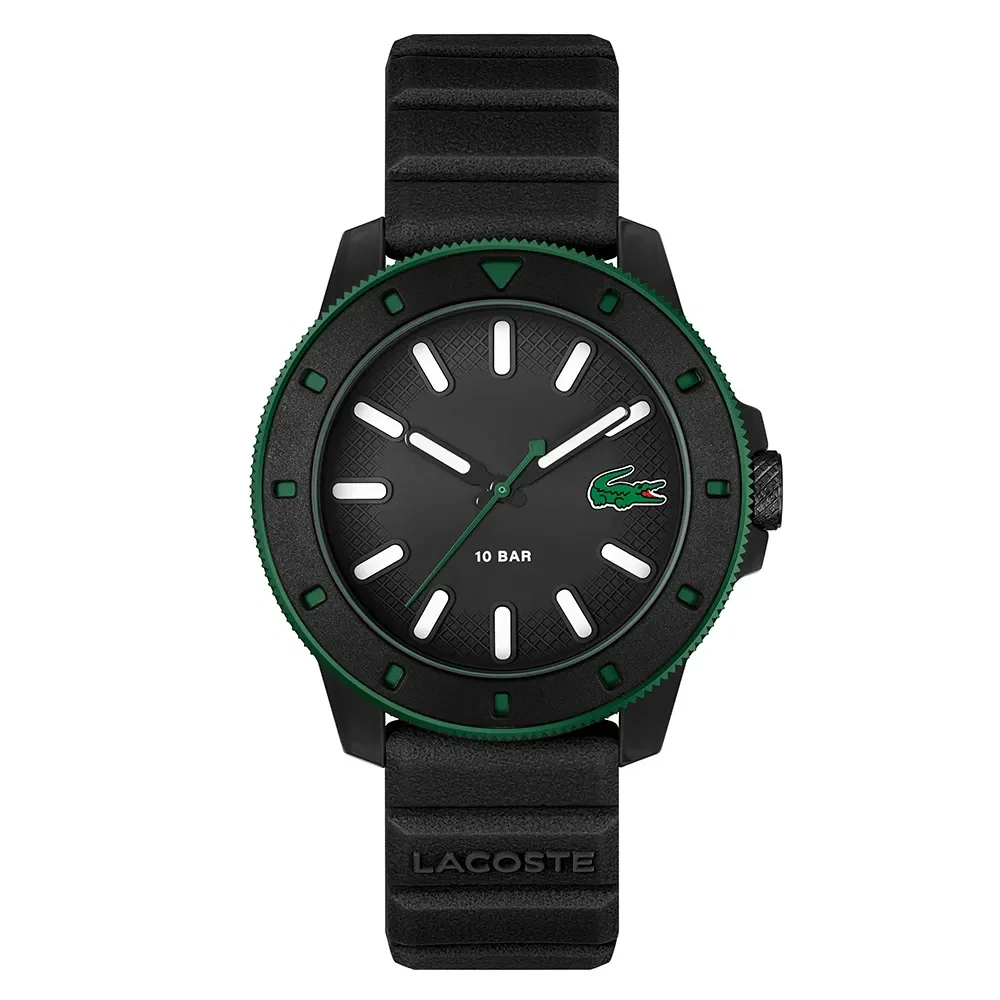 Relógio Lacoste Masculino Borracha Preto 2011412 — imagem 1