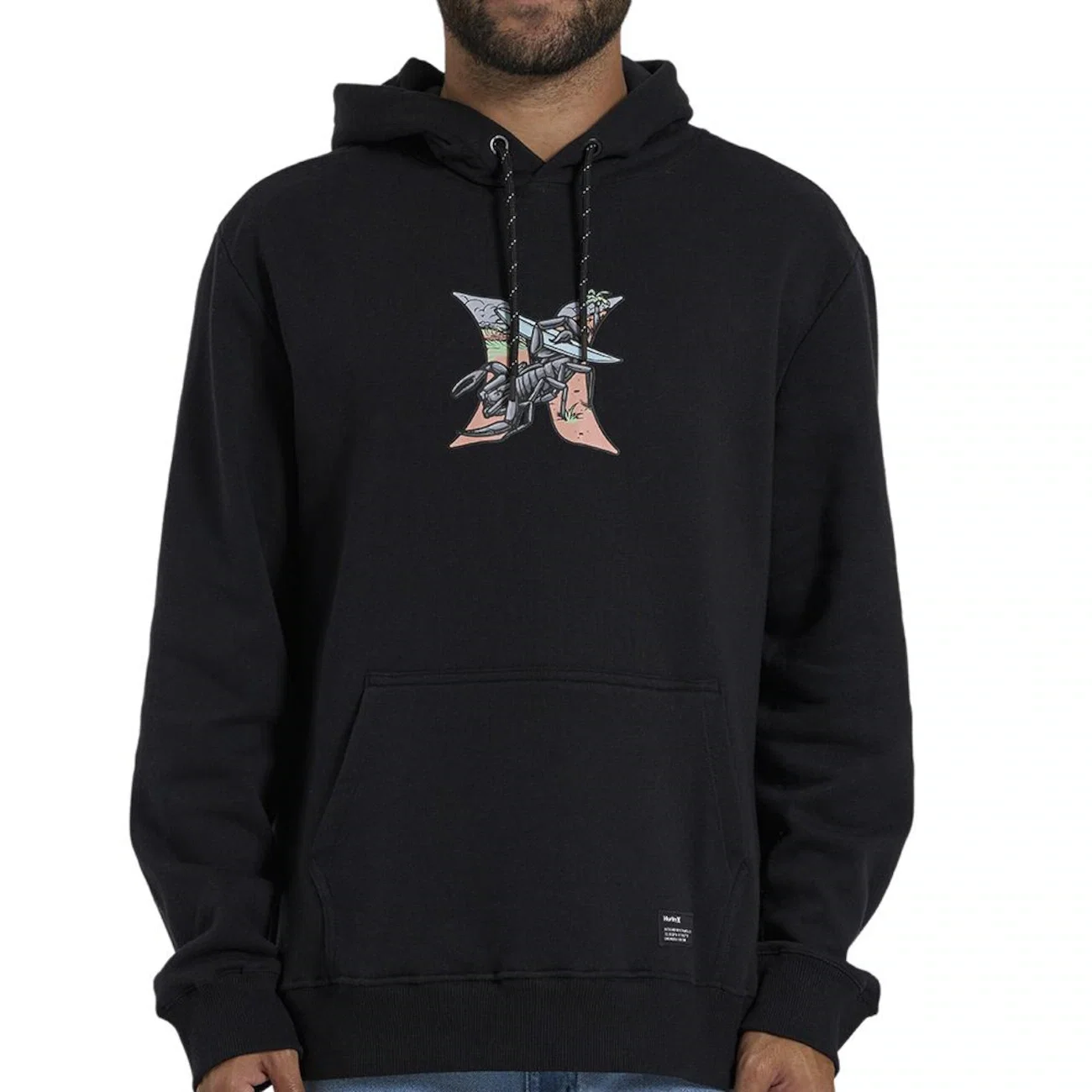 Blusão de Moletom com Capuz Hurley Hurley Scorpion - Masculino