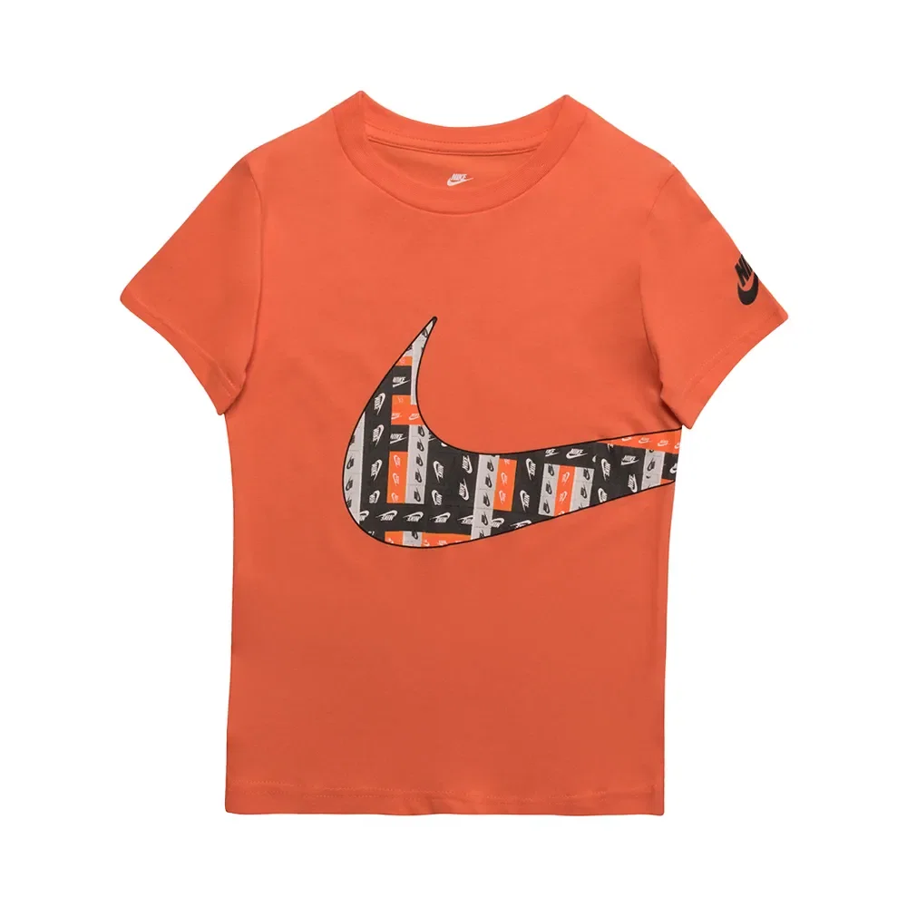 Camiseta Nike Label Wrap Swoosh Infantil — imagem 1