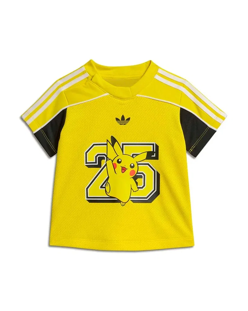 Conjunto Adidas Shorts Pokémon Pikachu Infantil — imagem 1