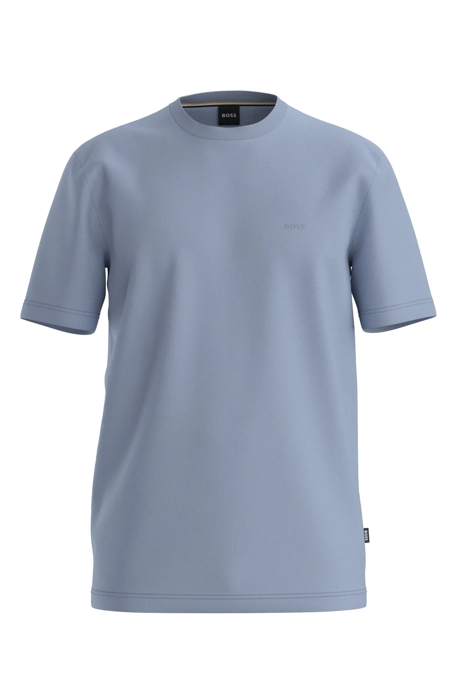 Camiseta Em Jersey De Algodão Com Detalhe De Logo — imagem 1