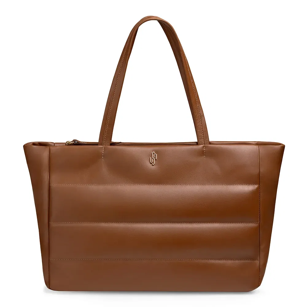 Bolsa Shopper Couro Marrom Comfy
