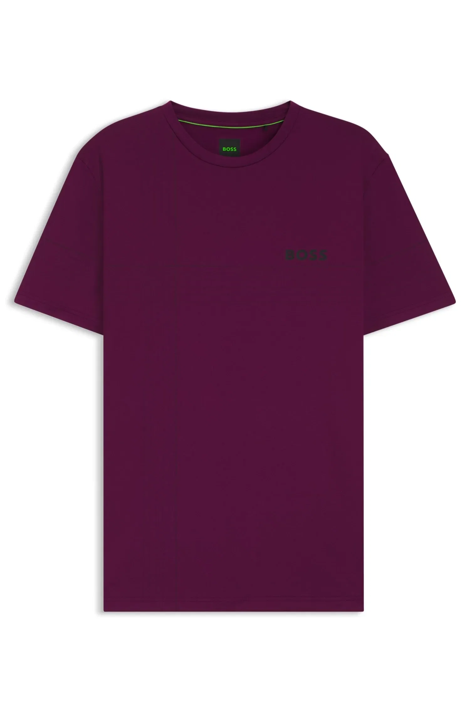 Camiseta Slim Fit Em Jersey Elástico — imagem 1