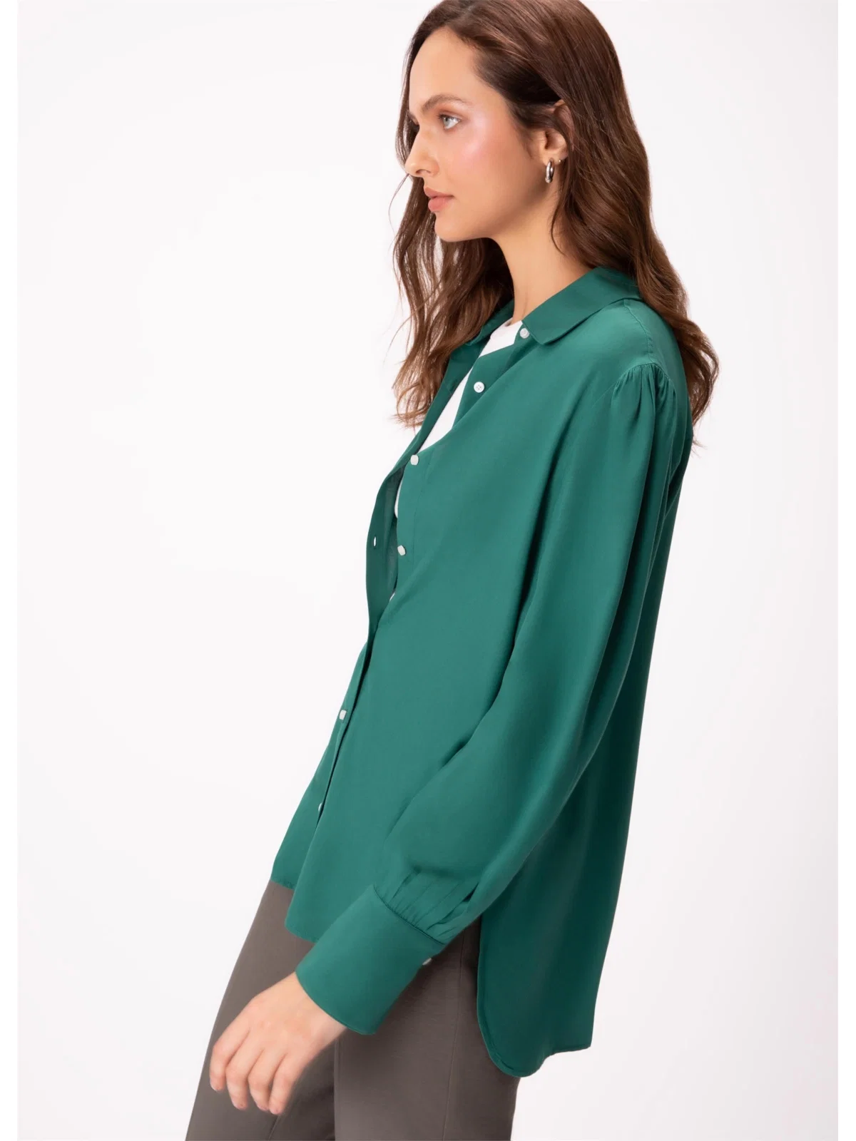 Camisa Viscose Essential Petroleo
