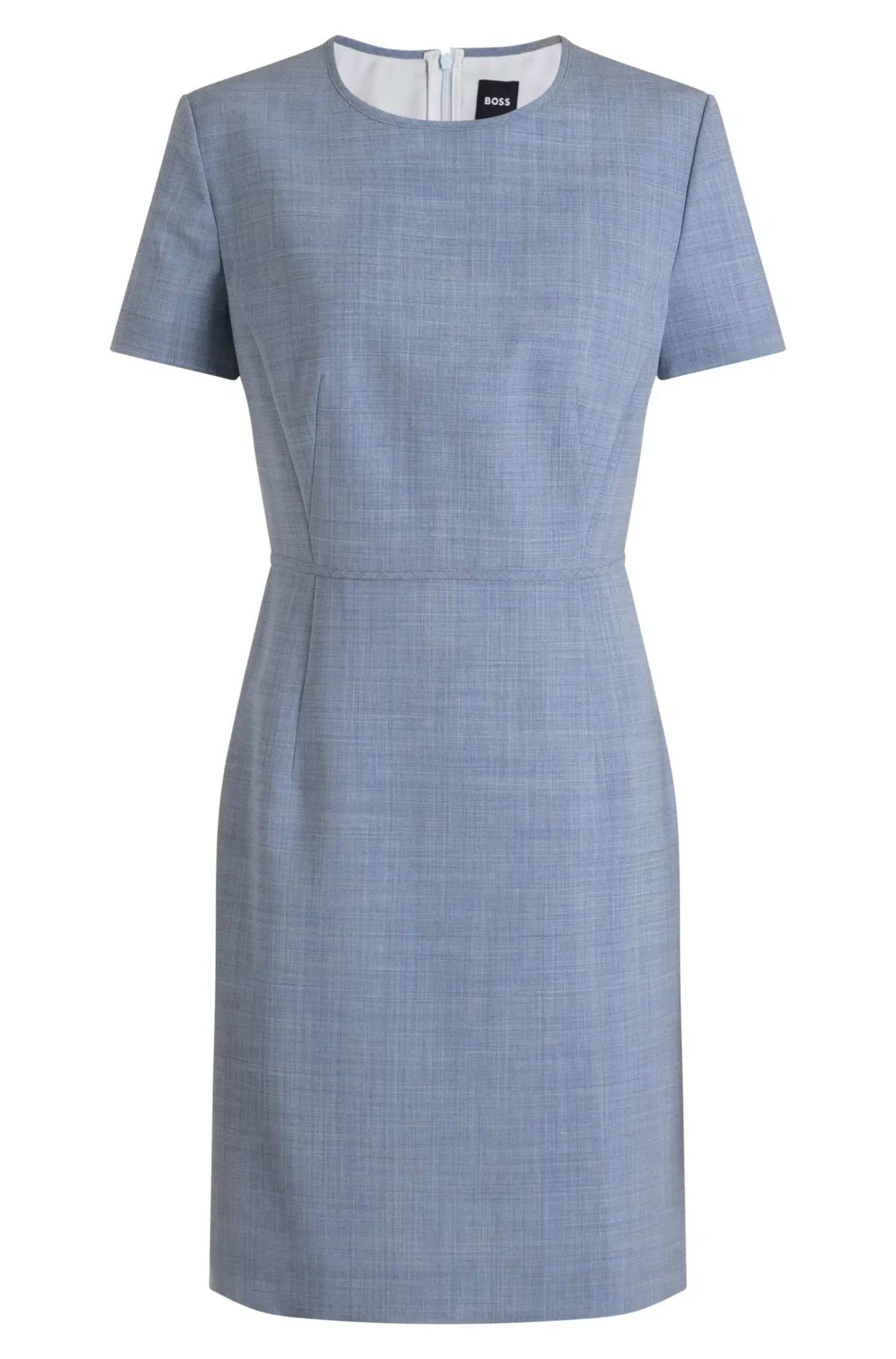 Vestido Formal Em Mistura De Lã Virgem — imagem 1