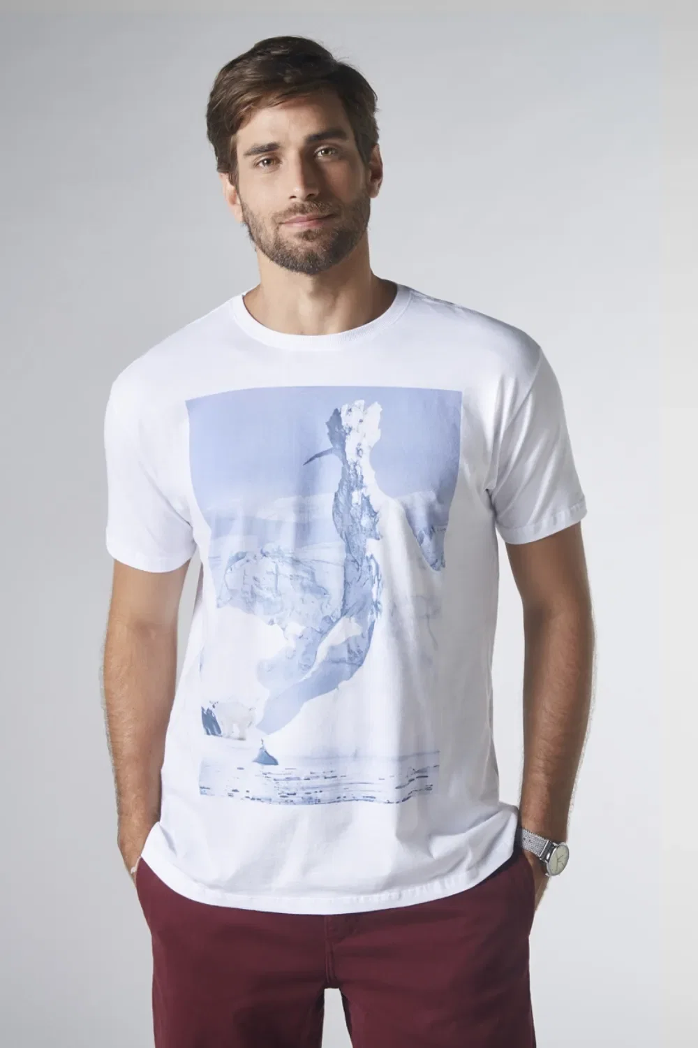 Camiseta Estampada Pf Pica Iceberg — imagem 1