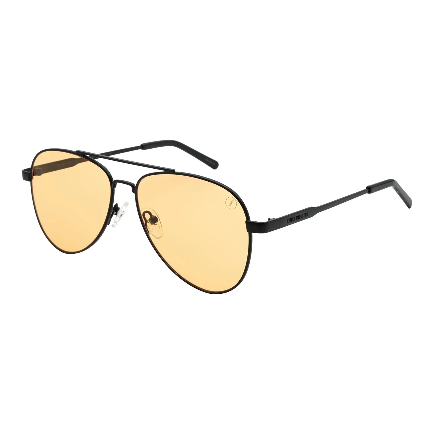 Óculos de Sol Unissex Chilli Beans Aviador Amarelo