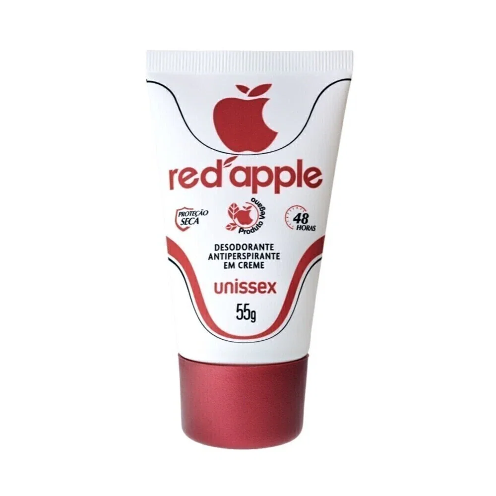 Desodorante em Creme Red Apple Bisnaga Unissex 55g