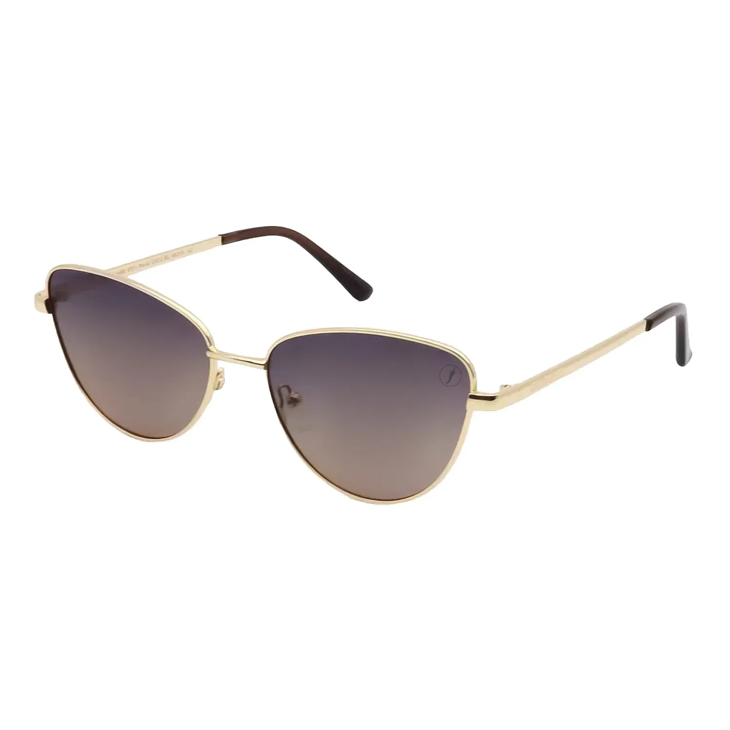 Óculos de Sol Feminino Chilli Beans Cat Dourado Polarizado — imagem 1