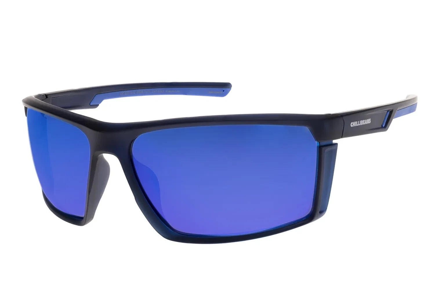 Óculos de Sol Masculino Chilli Beans Esporte Poli Azul — imagem 1