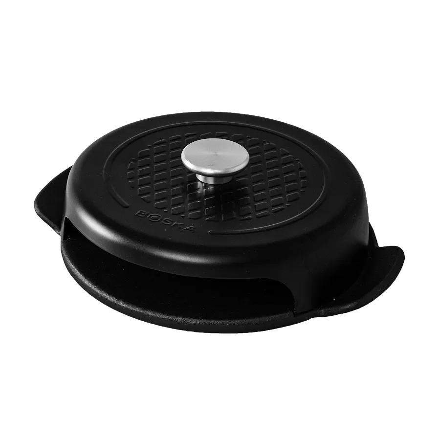 Mini Pizza BBQ em Ferro 24cm Boska Preto — imagem 1