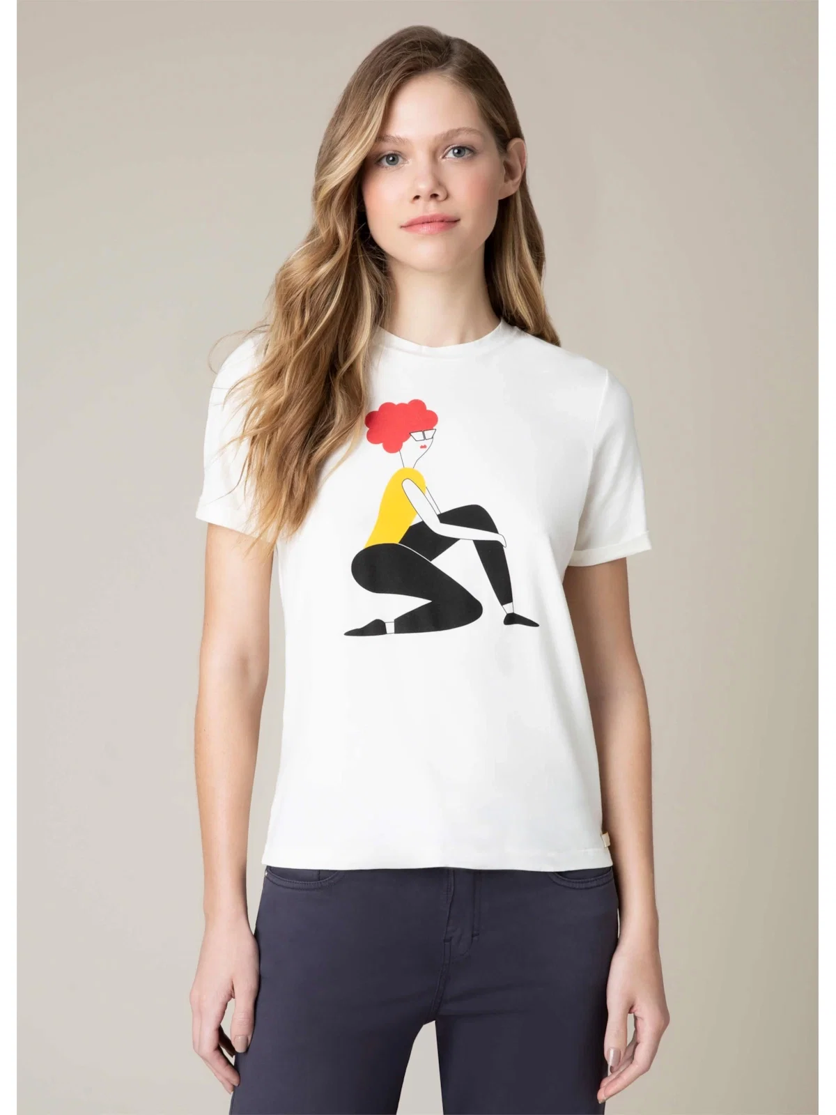 T-Shirt Love Revolution Off White — imagem 1