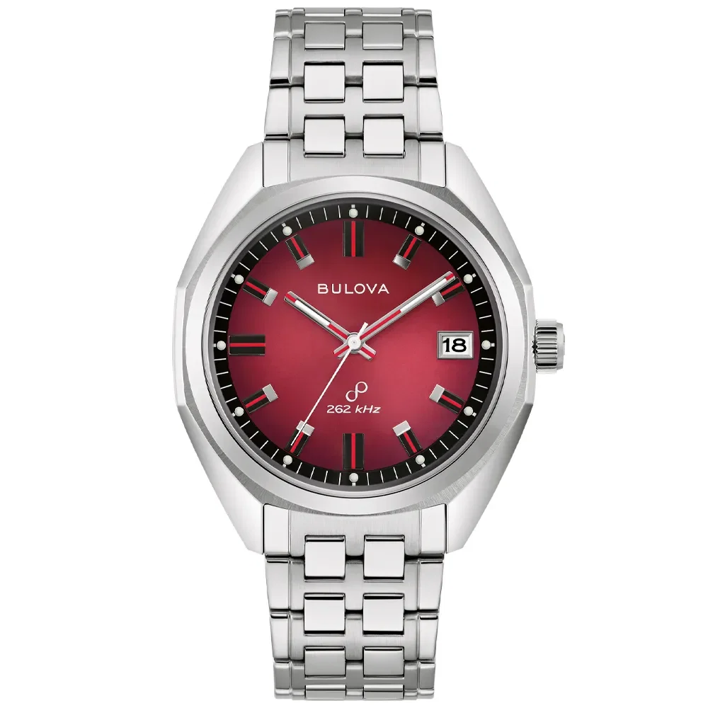 Relógio Bulova Jet Star Masculino em Aço Prateado 96B401N