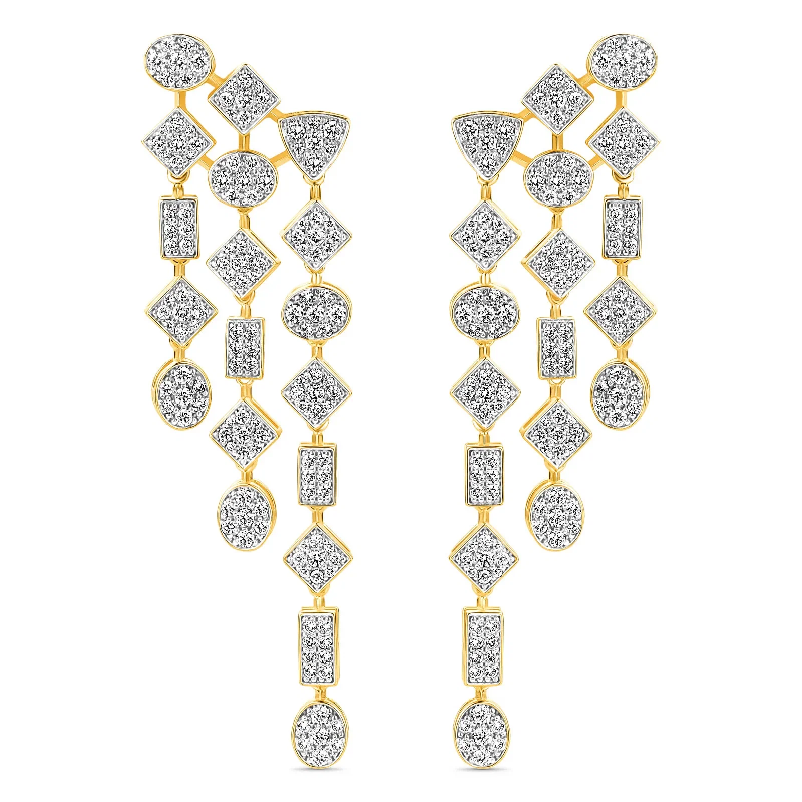 Brinco Sommet em Ouro Amarelo 18k com Diamantes 2,61 ct — imagem 1