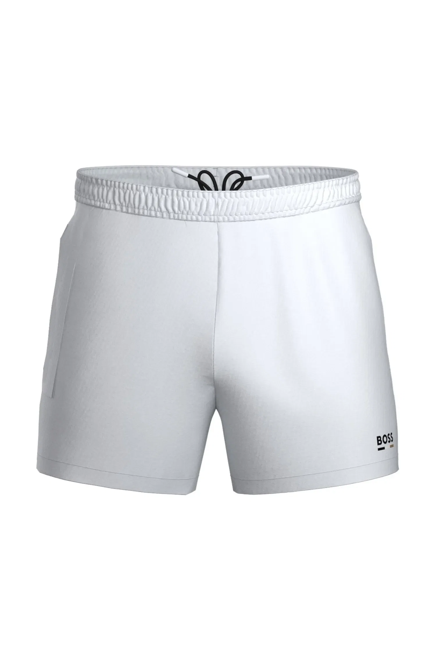 Shorts De Banho Com Estampa De Logo — imagem 1