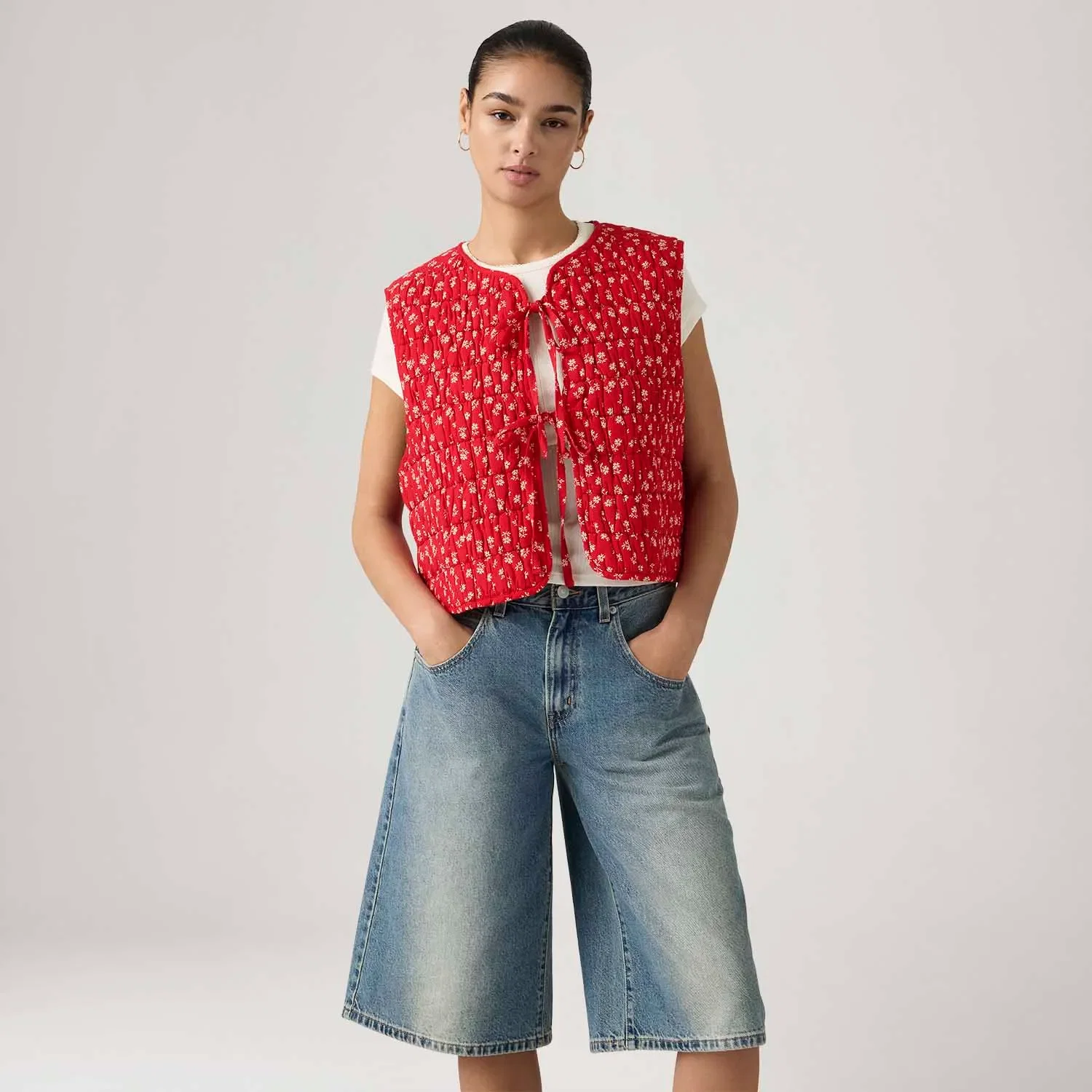 Colete Levi's® Rue Liner Vermelho — imagem 1